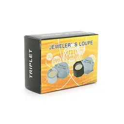 Лупа Voltronic ручна TRIPLET 10X-21mm, складана (брелок), метал-скло, пластикова коробка. 60 * 24 * 18mm. (1152/TR10X-21) - мініатюра 4
