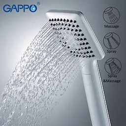 Ручний душ Gappo G27, 3-режим, білий, Білий - мініатюра 2