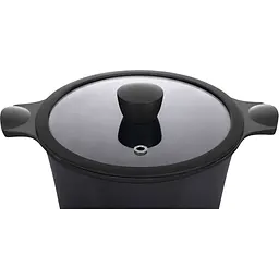 Каструля Ringel Zitrone Black, з кришкою, 20 см, 3 л, чорний (RG-2108-20 BL-R) - мініатюра 4
