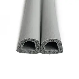 Ущільнювач для дверей клейкий D-подібний 6 м HORST сірий (DS-D 9x7,5 GRAY) - мініатюра 9