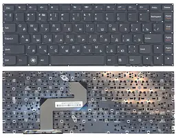 Клавіатура для ноутбука Lenovo IdeaPad (U400) Black, (No Frame), RU - мініатюра 3