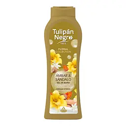 Гель для душу парфумований Floral Бурштин та Сандал Tulipan Negro 650 мл