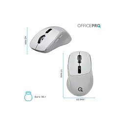 Мишка OfficePro M398G Wireless/Bluetooth Gray (M398G) - мініатюра 12