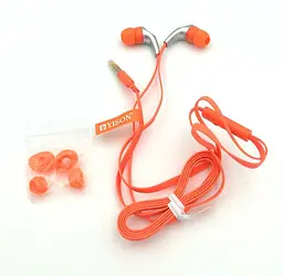 Провідні вакуумні навушники Yison CX330, 3.5mm, 1.2m, orange - мініатюра 3