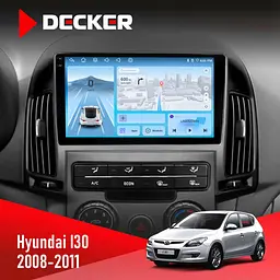 Штатная магнитола Hyundai i30 (FD) 2008-2011 Decker D9-010 6x128, DSP, 4G, 2K Decker (НФ-00004674)