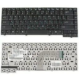 Клавіатура для ноутбука ASUS (A3(A/E/H/F/V), A4, A4000, A7, F5, G2, M9, R20, X50, Z8, Z8000), rus, black, шлейф праворуч - мініатюра 2