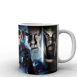 Кухоль GeekLand Тор Thor та інші герої TH.02.004 330 мл білий - мініатюра 3