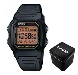 Чоловічий годинник Casio W-800HG-9A Чорний ( AT1141-0066 )