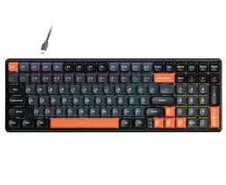 Механічна ігрова клавіатура AULA S-100B Wired Brown Switch KRGD Black