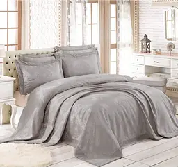 Покривало з наволочками Miray Grey 240 x 260 см Gardines pbe0051048 - мініатюра 1