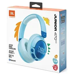 Навушники JBL JR 470 NC Blue (JBLJR470NCBLU) - мініатюра 8