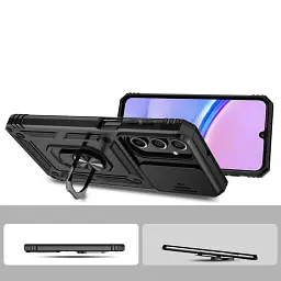 Панель BeCover Military для Samsung Galaxy A16 4G SM-A165/A16 5G SM-A166 Black (712158) - мініатюра 3