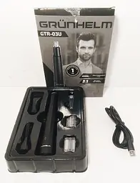 Тример 3в1 Grunhelm GTR-03U для носа вух та корекції волосся 5 Вт Чорний - мініатюра 7