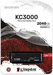 Накопичувач SSD Kingston M.2 2TB PCIe 4.0 KC3000 teh0019280 - мініатюра 5