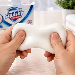 Сквіш антистрес Мило Squeeze Squishy Білий - мініатюра 4