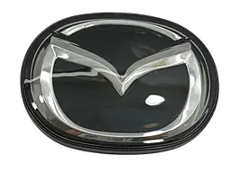 Емблема решітки Mazda CX-4 (2016-2019р) чорна+хром 142х110 мм під склом (на скотчі)