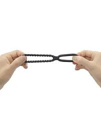 Подвійне ерекційне кільце Dorcel Dual Ring 5.7 см чорний - мініатюра 9