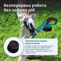 Тример садовий акумуляторний Konner&Sohnen без АКБ та ЗП KS CST-20V - мініатюра 10