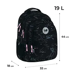 Рюкзак GoPack Teens 162L-1 Чорний (GO26-162L-1) - мініатюра 2
