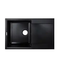 Кухонна мийка Lidz 790x495/230 ANT-15 (LIDZANT15790495200), Чорний