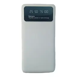 УМБ Power Bank 20000mAh повербанк з екраном і ліхтариком White (11226)