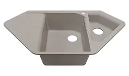 Кухонна мийка Adamant Spirit 1000x500x225 terra 358223, Тера - мініатюра 2