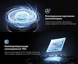 Магнітний автотримач із бездротовим заряджанням UGREEN MagFlow Pro W778 Qi2 до 25 Вт для iPhone 16–17 з iOS 26+ до 15 Вт для iPhone 12–15 для 25 Вт потрібен адаптер PD від 45 Вт на одному порту без чохла або з MagSafe активне охолодження TEC і вентилятор кріплення на вертикальну/горизонтальну решітку обертання 360° LED-індикатор кабель USB-C ↔ USB-C 1,5 м у комплекті темно-сірий із чорним сріблястим оздобленням і білими написами (75250) - мініатюра 14