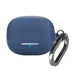 Силіконовий чохол для навушників Xiaomi Buds 5 Pro, Hang Case, синій, ультратонкий захисний кейс товщиною 2 мм, захист від подряпин, пилу та ударів, компактний, з карабіном для кріплення, ArmorStandart (ARM84516)