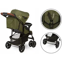 Коляска прогулянкова Lionelo Emma Plus Forest Green (LO-EMMA PLUS FOREST GREEN) - мініатюра 4