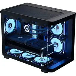 Корпус AeroCool P300C-G-BK-v1 Black без БЖ (ACCS-PN02033.11)