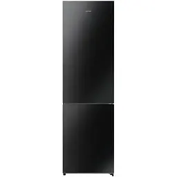 Холодильник Gorenje з нижн. мороз. камерою, 200х60х60см, 2 двері, 238 (98) л, А +, NF +, Зона св-ті, Зовн. Дисп, чорний