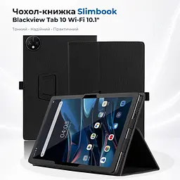 Чохол до планшета BeCover Slimbook Blackview Tab 10 Wi-Fi 10.1" Black (715844) - мініатюра 7