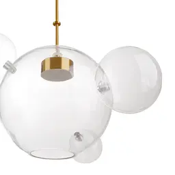 Люстра Brille молекула підвісна LED 14W NW G (BL-933S/4) - мініатюра 6