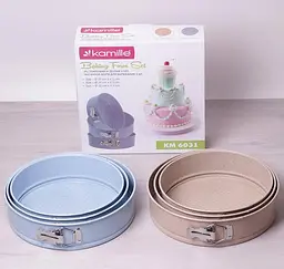 Набір роз'ємних форм 3шт Marble Kamille Ø24 см, Ø26 см, Ø28 kuh0006943 - мініатюра 8