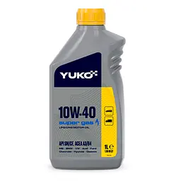 Автомобільна моторна олива YUKO SUPER GAS 10W-40 1л