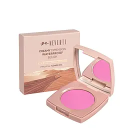 Рум'яна водостійкі компактні Neverti Creamy Dimension Waterproof Blush 6 г (NP203), 007 Peony Pink Яскраво-рожевий
