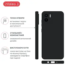 Чохол до мобільного телефона Intaleo SoftShell Xiaomi Redmi A1 Black (1283126567117) - мініатюра 4