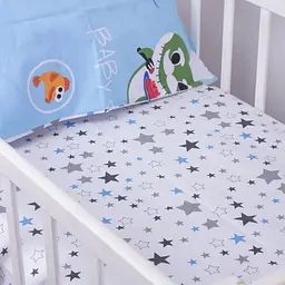 Наволочка MirSon Kids Time 17-0521 Sharks blue Бязь різнокольорова - мініатюра 4