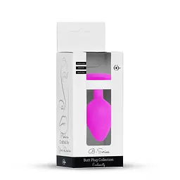 Анальна пробка - Jewellery Silicone Pink Plug M Light Blue - мініатюра 8