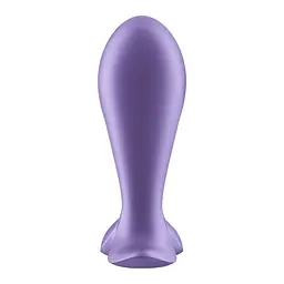 Анальна пробка Satisfyer Intensity Plug Purple силіконова водонепроникна вібропробка з 12 режимами - мініатюра 4