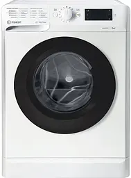 Пральна машина Indesit фронтальна, 6кг, 1000, A+++, 43см, дисплей, чорний люк, білий (OMTWSE61051WKUA)