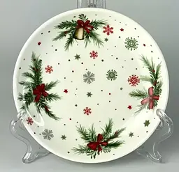Тарілка 15,3x2,3 см "Різдвяні дзвоники"