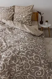 Комплект постільної білизни ТЕП Soft dreams Beige And White полуторний бежевий з білим (2-03857_25166) - мініатюра 3