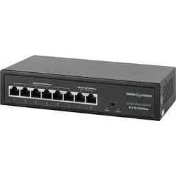 Комутатор мережевий Greenvision (GV-015-D-06+2P)