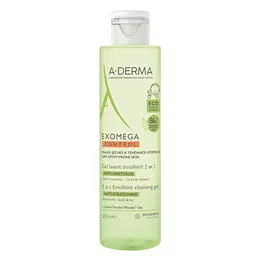 Гель-эмолент A-Derma Exomega Control 2-в-1, 200 мл (234124)