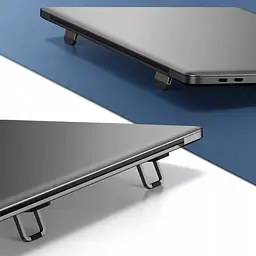 Підставка для ноутбука Baseus Slim Laptop Kickstand (BS-HN001) сіра - мініатюра 2