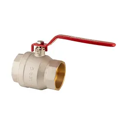 Кран кульовий Koer KR.214 - 3" FF ГГР (ручка "важіль" червона) KR4951