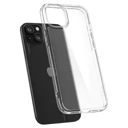 Прозорий чохол Spigen Ultra Hybrid Frost Clear для iPhone 15 (ACS06796) - мініатюра 3