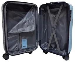 Валіза велика Madisson Snowball 65203 L 76x49x30 см полікарбонат Синьо-блакитний - мініатюра 2