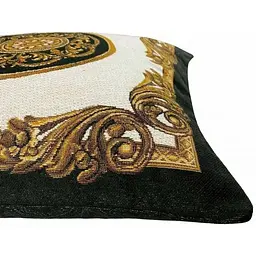 Наволочка Прованс Baroque-1, 45х45 см біла із золотим (25616) - мініатюра 3